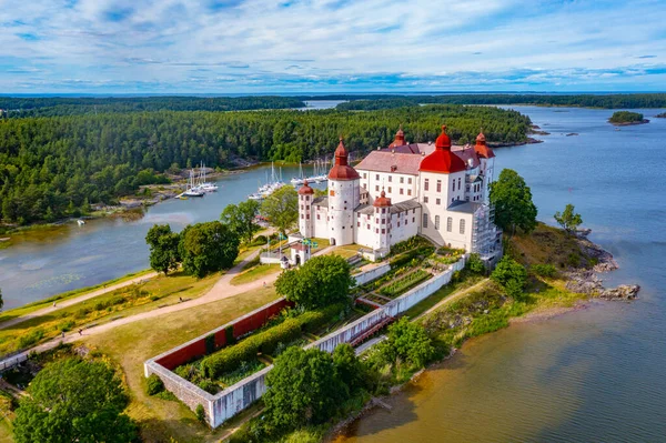 Utsikt Över Lack Castle Sverige — Stockfoto