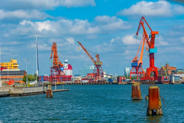 Krane Hafen Von Göteborg Schweden — Stockfoto