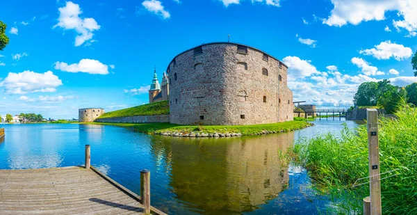 Vista Del Castillo Kalmar Suecia —  Fotos de Stock