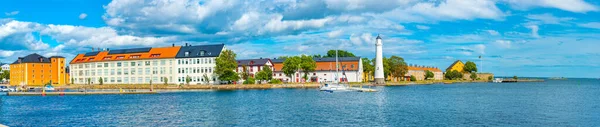 Edificios Portuarios Tradicionales Karlskrona Suecia — Foto de Stock