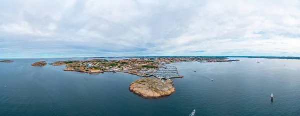 Panorama Pohled Švédské Město Lysekil — Stock fotografie