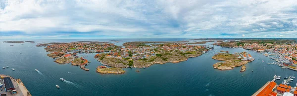 Panorama Szwedzkiego Miasta Smogen — Zdjęcie stockowe