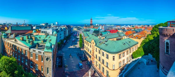 Vue Panoramique Ville Suédoise Helsingborg — Photo