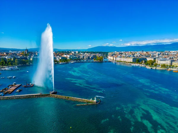 Панорама Города Женева — стоковое фото