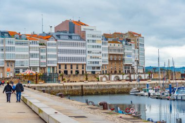 A Coruna, İspanya, 11 Haziran 2022: A Coruna, İspanya Limanı.