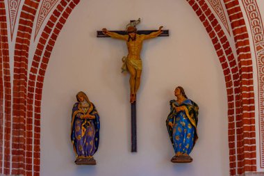 Astorga, İspanya, 9 Haziran 2022: İspanya 'nın Astorga kentindeki Gaud Sarayı .