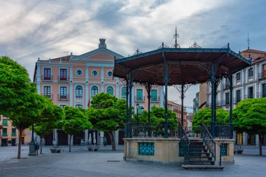 Segovia, İspanya, 8 Haziran 2022: Segovia 'da Plaza Belediye Başkanı