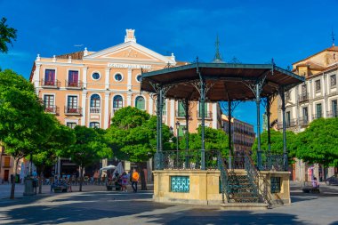 Segovia, İspanya, 7 Haziran 2022: Segovia 'da Plaza Belediye Başkanı