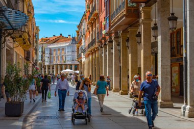 Palencia, İspanya, 7 Haziran 2022: İspanya 'nın tarihi merkezi Palencia Belediye Başkanı.