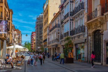 Palencia, İspanya, 7 Haziran 2022: İspanya 'nın tarihi merkezi Palencia Belediye Başkanı.