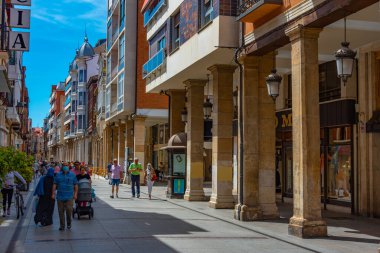 Palencia, İspanya, 7 Haziran 2022: İspanya 'nın tarihi merkezi Palencia Belediye Başkanı.