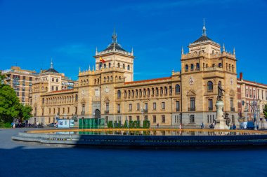 Valladolid, İspanya, 7 Haziran 2022: Valladolid, İspanya 'daki süvari akademisine bakış.