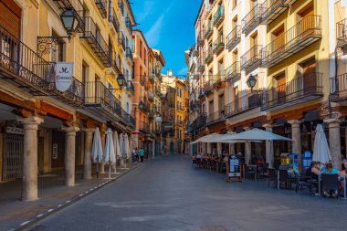 Teruel, İspanya, 5 Haziran 2022: Teruel İspanya Plaza de El Torico