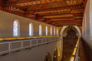 Teruel, İspanya, 5 Haziran 2022: Teruel, İspanya 'daki Santa Maria de Mediavilla Katedrali.