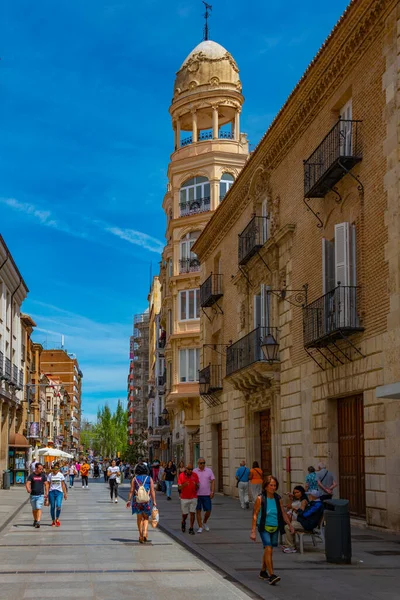 Palencia Spanje Juni 2022 Calle Mayor Principal Het Historische Centrum — Stockfoto