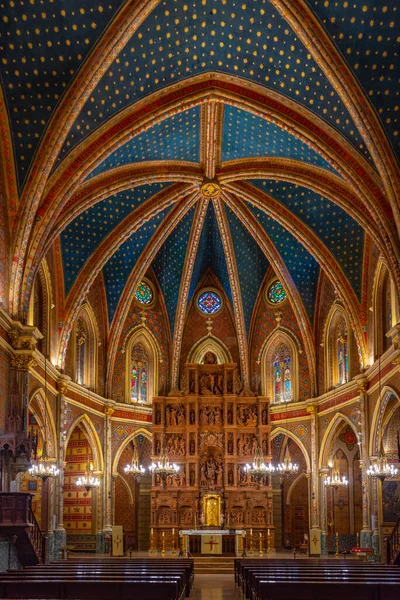 2022年6月5日 西班牙特鲁埃尔 西班牙特鲁埃尔圣佩德罗教堂的内部 — 图库照片