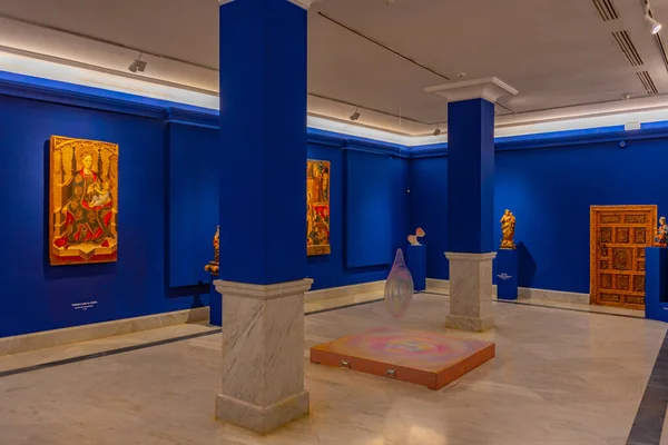 Teruel Ισπανία Ιουνίου 2022 Εσωτερικό Του Μουσείου Ιερών Τεχνών Στο — Φωτογραφία Αρχείου