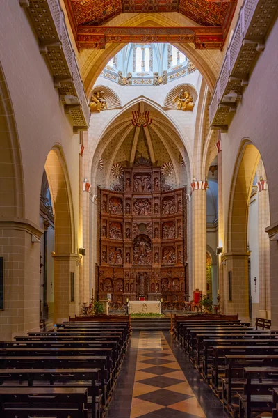 2022年6月5日スペイン テルエル スペイン テルエルにあるサンタ マリア メディアヴィラ大聖堂の内部 — ストック写真