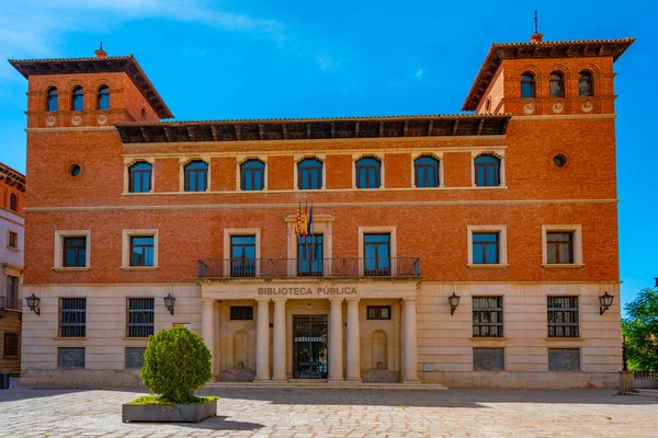 Teruel Spain Червня 2022 Року Публічна Бібліотека Іспанському Місті Теруель — стокове фото