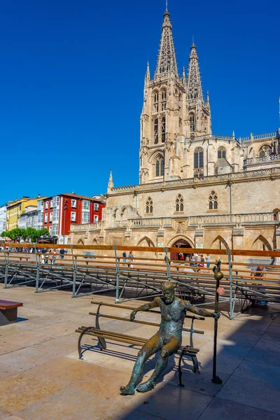 Burgos Spain Червня 2022 Вид Собору Іспанському Місті Бургос — стокове фото