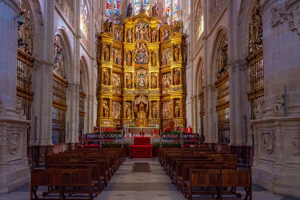 Burgos Spain June 2022 Interior Cathedral Spanish Town Burgos — Stock Photo, Image