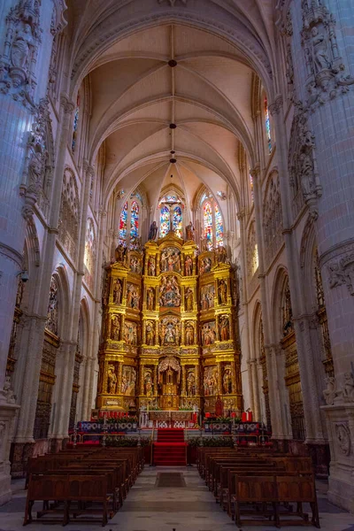 Burgos Spanyolország 2022 Június Burgos Spanyol Város Katedrálisának Belseje — Stock Fotó