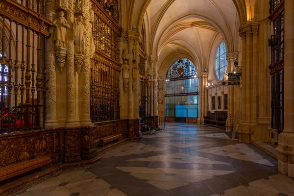 Burgos Spanien Juni 2022 Interiör Katedralen Spanska Staden Burgos — Stockfoto