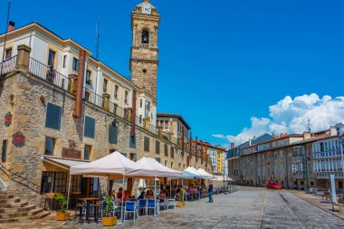Vitoria Gasteiz, İspanya, 3 Haziran 2022: İspanya 'nın Vitoria Gasteiz kentindeki San Vicente Martir Kilisesi.