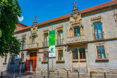 Vitoria Gasteiz, İspanya, 3 Haziran 2022: İspanya 'nın Vitoria Gasteiz kentindeki kültür merkezi.