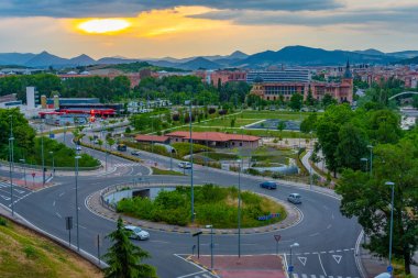 Pamplona, İspanya, 30 Mayıs 2022 Pamplona İspanya Hava Sahası