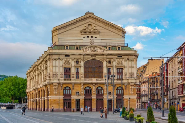 stock image Bilbao, Spain, June 2, 2022: Arriaga theatre in the spanish city Bilbao.