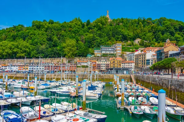 stock image San Sebastian, Spain, June 2, 2022: Marina at Spanish port San Sebastian, Spain.