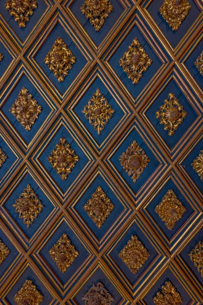 Zaragoza Spain May 2022 Decorated Ceiling Aljaferia Palace Zaragoza Spain — Stock Photo, Image