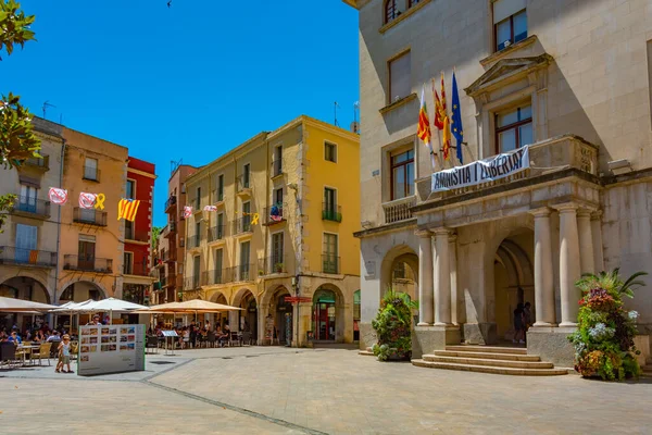 Figueres Spain May 2022 Street Center Spanish Town Figueres — Stock Photo, Image