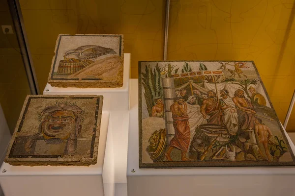 Эскала Испания Мая 2022 Года Артефакты Музее Римских Руин Древнего — стоковое фото