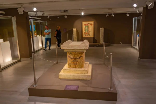 Escala Spanje Mei 2022 Artefacten Het Museum Van Romeinse Ruïnes — Stockfoto