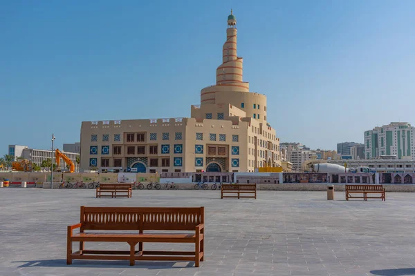 Doha Katar 2022 Január Fanar Masjid Mecset Doha Katarban — Stock Fotó