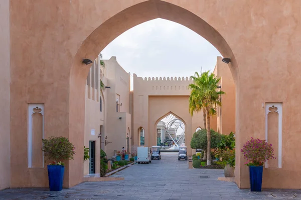 stock image Doha, Qatar, January 16, 2022: View of the Katara cultural village in Doha, Qatar.