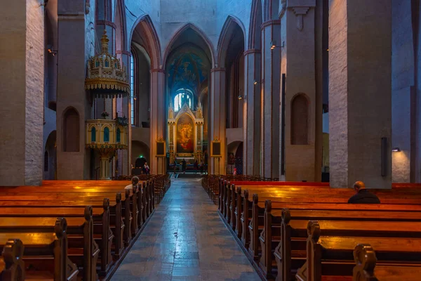 stock image Turku, Finland, July 20, 2022: Interior of the cathedral in Turku, Finland.