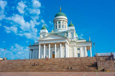 Helsinki, Finlandiya, 21 Temmuz 2022: Helsinki Katedrali, Finlandiya..