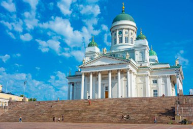 Helsinki, Finlandiya, 21 Temmuz 2022: Helsinki Katedrali, Finlandiya..