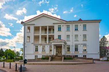 Seinajoki, Finlandiya, 24 Temmuz 2022: Seinajoki Üniversitesi müzik fakültesi.