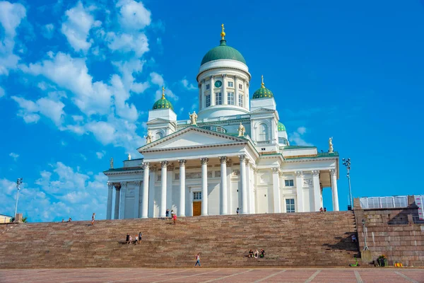 Helsinki, Finlandiya, 21 Temmuz 2022: Helsinki Katedrali, Finlandiya..