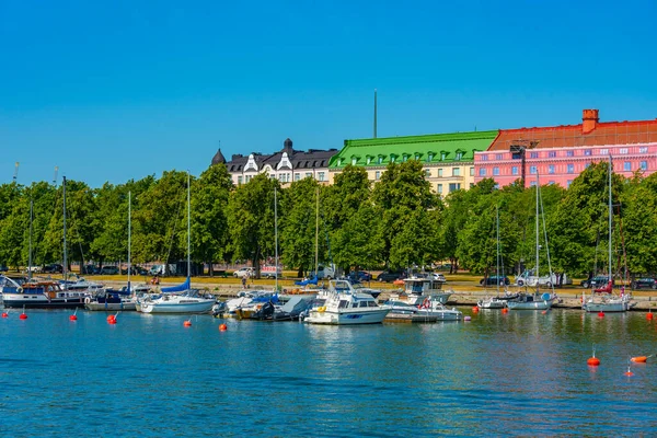 Helsinki Finlandia Luglio 2022 Veduta Sul Mare Della Capitale Finlandese — Foto Stock