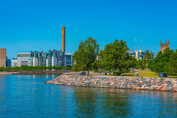 Helsinky Finsko Července 2022 Pohled Hlavní Město Finska Pobřeží Helsinek — Stock fotografie