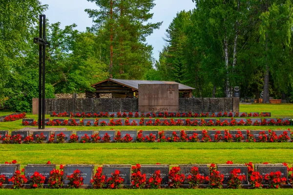 Keuruu Finlândia Julho 2022 Cemitério Militar Keuruu Finlândia — Fotografia de Stock