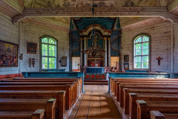 Keuruu Finlandiya Temmuz 2022 Keuruu Finlandiya Daki Kızıl Kereste Kilisesi — Stok fotoğraf