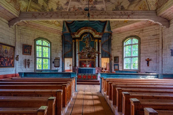 Keuruu Finlandiya Temmuz 2022 Keuruu Finlandiya Daki Kızıl Kereste Kilisesi — Stok fotoğraf