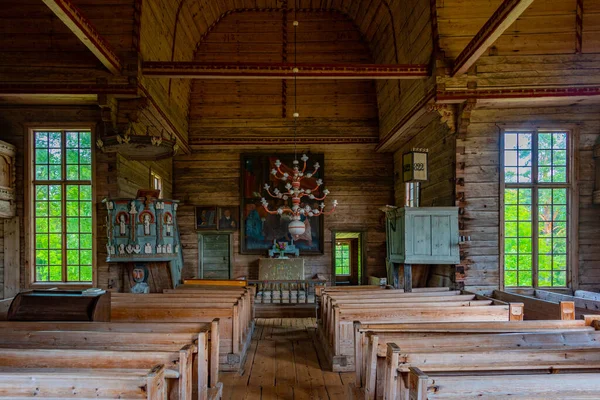 2022年7月22日フィンランドペタハーベシ旧教会内部 — ストック写真