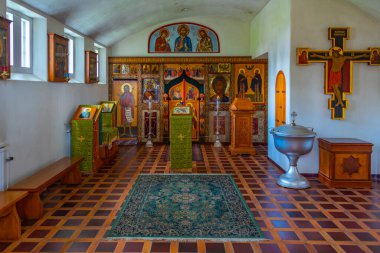 Valamo, Finlandiya, 25 Temmuz 2022: Finlandiya Valamo Manastırı.